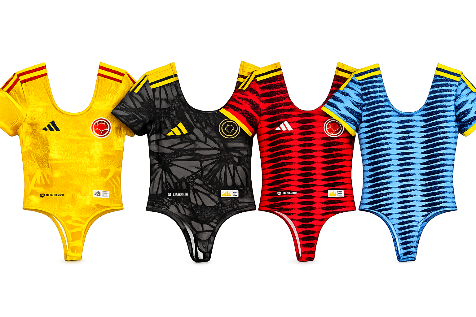 BODY SELECCIÓN COLOMBIA CON MANGAS